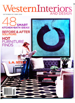 Western Interiors magazine cover